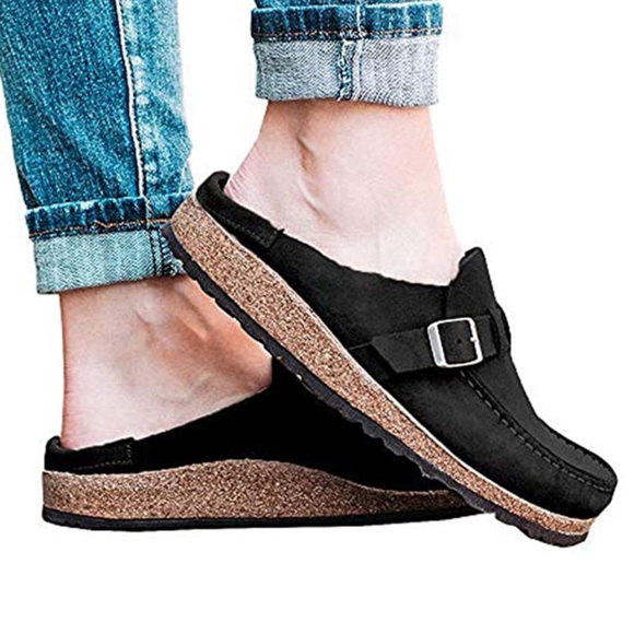 Black buckle mules - Picture 3 of 9